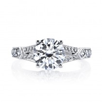 MARS 25913 Diamond Engagement Ring 0.13 Ct Pr, 0.28 Ct Rd.