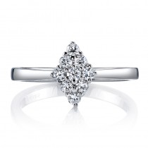 MARS 26144 Diamond Engagement Ring, 0.32 Ctw.