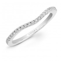 14k White Gold Prong Diamond Wedding Band NK20505WED-W