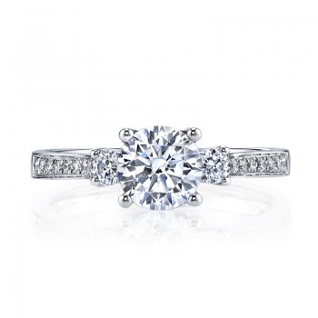 MARS 25352 Diamond Engagement Ring 0.38 Ctw.