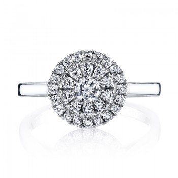 MARS 26126 Diamond Engagement Ring, 0.59 Ctw.