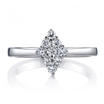 MARS 26144 Diamond Engagement Ring, 0.32 Ctw.